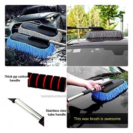 Microfiber Car Wash Brush with Extendable Handle