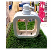 Square Clear Pump Soap Dispenser