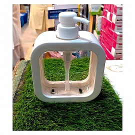Square Clear Pump Soap Dispenser