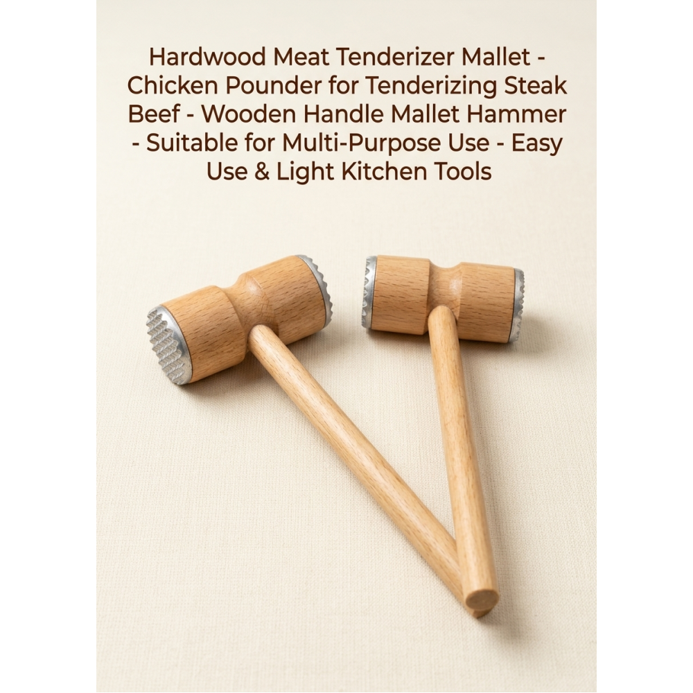 Hardwood Meat Tenderizer Mallet