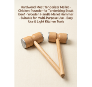 Hardwood Meat Tenderizer Mallet