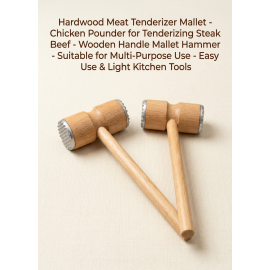 Hardwood Meat Tenderizer Mallet